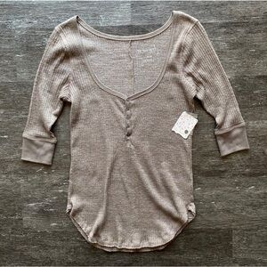 Free People v neck henley